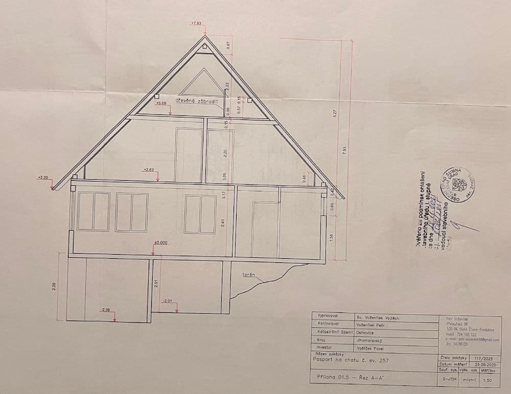 Chata u Vranovské přehrady, Oslnovice 52